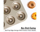 Mini Donut Pan - Nonstick 6 Cavity - Carbon Steel