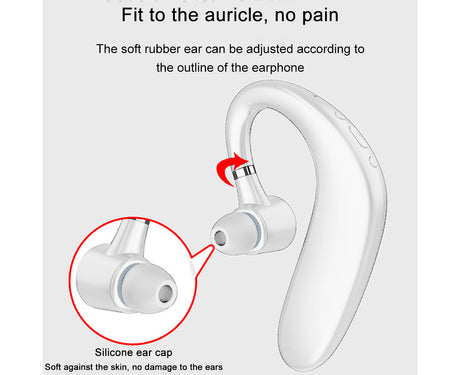 Wireless Bluetooth Earpiece V5.0 35 Hrs Talktime Hands-Free Earphones.