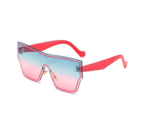 New Fashion One-piece Sunglasses Women Classic Big Frame Retro Punk Style Glasses Men's Sunscreen Eyeglasses Eyewear UV400