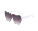 New Fashion One-piece Sunglasses Women Classic Big Frame Retro Punk Style Glasses Men's Sunscreen Eyeglasses Eyewear UV400