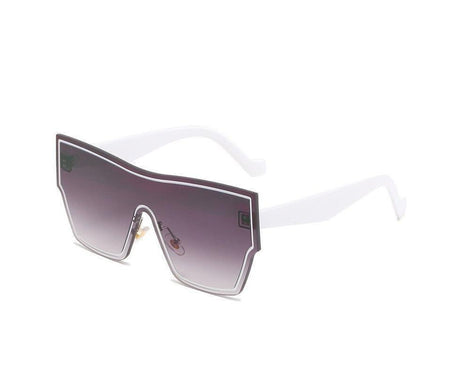 New Fashion One-piece Sunglasses Women Classic Big Frame Retro Punk Style Glasses Men's Sunscreen Eyeglasses Eyewear UV400
