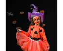 Halloween Witch Hat Wide Brim Tassel Wizard Hat With Artificial Rose Women Halloween Costume Accessory-Purple