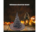 Halloween Wizard Hat Retro-style Adult Witch Hat Pointy Hat With Patch Beggar Hat For Cosplay Halloween Costumes