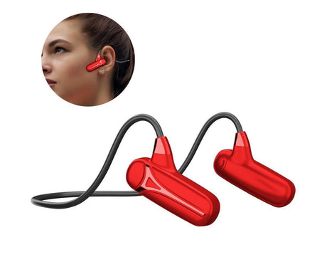 Open Ear Wireless Bone Conduction Headphones with Bluetooth Microphone