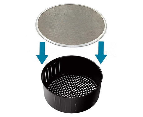 19/21/23/25cm Stainless Steel Oil Splatter Screen Net Cover for Air Frying Pot-23cm