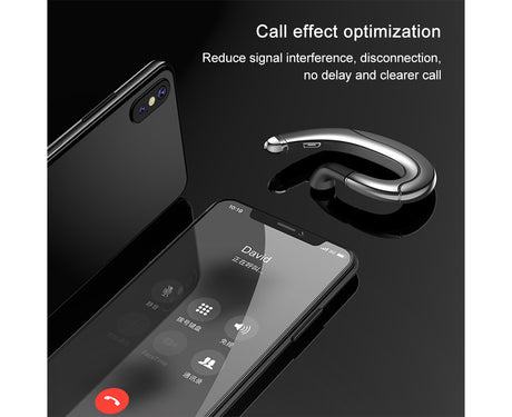 True Wireless Bluetooth Invisible Single Earbud with Microphone