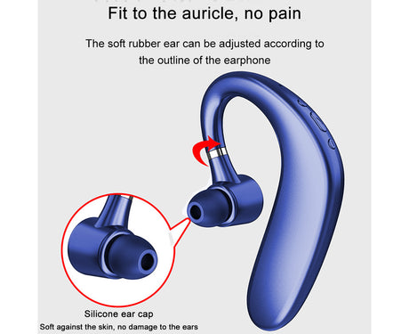 Wireless Bluetooth Earpiece V5.0 35 Hrs Talktime Hands-Free Earphones.
