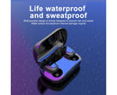 True Wireless Earbuds - Stereo Sound - Sports Bluetooth 5.0 - Black