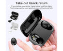 True Wireless Earbuds - Stereo Sound - Sports Bluetooth 5.0 - Black