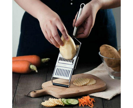 Multi-Purpose Vegetable Slicer Peeler Stainless Steel Grater Shredder Cutter