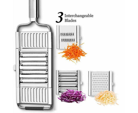 Multi-Purpose Vegetable Slicer Peeler Stainless Steel Grater Shredder Cutter