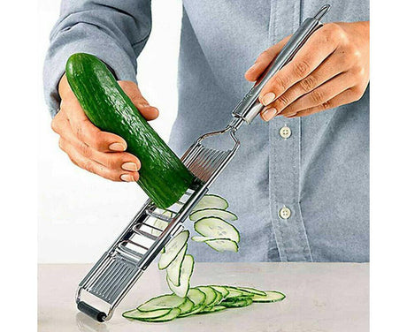 Multi-Purpose Vegetable Slicer Peeler Stainless Steel Grater Shredder Cutter