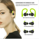 Sport In-Ear TWS Headphone True Wireless Bluetooth 5.0 Sports Earbuds, IPX7 Waterproof Stereo Sound, Built-in Mic Earphones Green