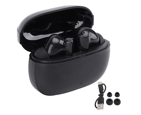 Language Translator Earbuds 144 Online Translation Languages Bluetooth 5.3 Wireless Music Device with APP for Business Travel Black