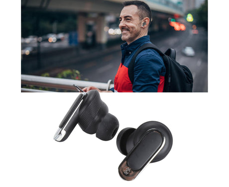 Language Translator Earbuds Bluetooth 5.3 Noise Reduction 74 Languages 70 Accent 4 Modes Wireless Translation Headset Sparkling Black