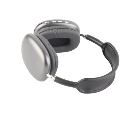 Wireless Bluetooth Headphones Dual Headset Stereo Retractable Comfortable Wireless Headset Black