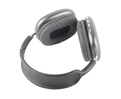 Wireless Bluetooth Headphones Dual Headset Stereo Retractable Comfortable Wireless Headset Black