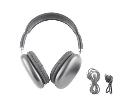 Wireless Bluetooth Headphones Dual Headset Stereo Retractable Comfortable Wireless Headset Black