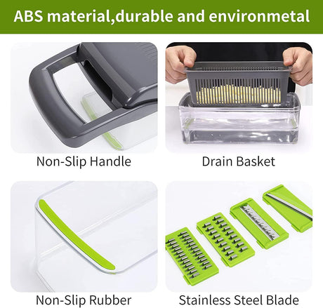 Vegetable Chopper - Mandoline Slicer - Food Cutter