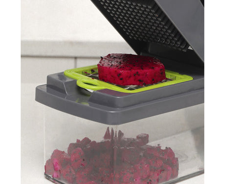 Vegetable Slicer, Onion Mincer Chopper, Vegetable Chopper, Cutter, Dicer, Egg Slicer with Container