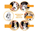 Kitchen Multifunction Vegetable Food Slicer Manual Rotary Drum Grater Chopper WHITE
