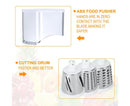 Kitchen Multifunction Vegetable Food Slicer Manual Rotary Drum Grater Chopper WHITE