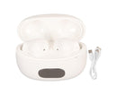 Bluetooth Translator Earbuds Noise Reduction 74 Languages 70 Accents Wireless with Digital Display White
