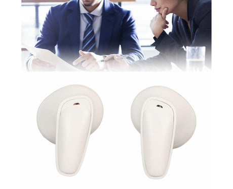 Bluetooth Translator Earbuds Noise Reduction 74 Languages 70 Accents Wireless with Digital Display White