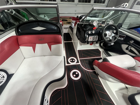 2004-2011 Mastercraft X Star Cockpit Pad Boat EVA Foam Faux Teak Deck Floor Mat SeaDek MarineMat Gatorstep Style Self Adhesive