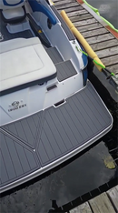 2016 Regal 1900 ES Swim Platform Cockpit Pad Boat EVA Foam Faux Teak Deck Floor Mat Seadek MarineMat Gatorstep Style Self Adhesive