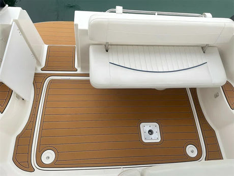 2000 Bayliner 2855 Swim Platform Cockpit Boat EVA Faux Foam Teak Deck Floor Pad