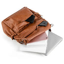 Coffee Fashionable Large-Capacity Women's Backpack - Waterproof, Durable, High-Quality PU Leather - Travel Backpack - Vintage-Style PU Leather Backpack