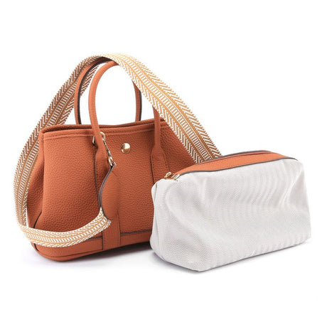 Women's shoulder bag, women's wallet, vintage handbag-Brown,Small