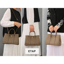 Women's shoulder bag, women's wallet, vintage handbag-Khaki,Small
