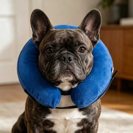 Inflatable Dog Cone Collar Alternative, Soft Dog Cone for Small Medium Large Dogs and Cats, Neck Recovery ECollar After Surgery,L