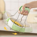 Adjustable-angle heat-resistant tongs, kitchen heat-resistant bowl tongs, silicone non-slip bowl tongs, stainless steel multi-purpose household tray lifter, multi-purpose kitchen tray lifter
