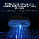 Home Handheld Dust Mite Vacuum Cleaner, High-Frequency Dual-Beating + UV Sterilization, Cordless Portable Dust Mite Remover for Mattresses and Sofas, Cordless Portable Dust Mite Remover for Mattresses and Sofas - Red