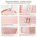 Stand-Up Breathable Mesh Toiletry Organizer, Multifunctional Waterproof Travel Cosmetic Bag, Travel Cosmetic Bag - White