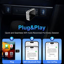 In-car wireless CarPlay adapter, plug-and-play