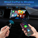 In-car wireless CarPlay adapter, plug-and-play