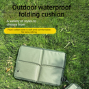 Portable Folding Outdoor Seat Cushion, Portable Insulated Seat Cushion for Camping, Picnics, and Hiking - Black
