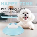 Pet Slow Feeder Bowl with Food Dispenser, Non-Slip, Universal Puzzle Feeder for Cats and Dogs - White