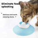 Pet Slow Feeder Bowl with Food Dispenser, Non-Slip, Universal Puzzle Feeder for Cats and Dogs - White