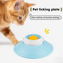 Pet Slow Feeder Bowl with Food Dispenser, Non-Slip, Universal Puzzle Feeder for Cats and Dogs - Yellow