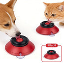 Slow Feeder Lick Bowl, Universal for Cats and Dogs, a Fun and Stimulating Feeding Tool - Red