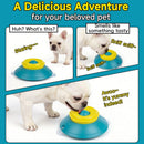 Slow Feeder Lick Bowl, Universal for Cats and Dogs, a Fun and Stimulating Feeding Tool - Blue