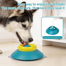 Slow Feeder Lick Bowl, Universal for Cats and Dogs, a Fun and Stimulating Feeding Tool - Blue