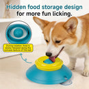 Slow Feeder Lick Bowl, Universal for Cats and Dogs, a Fun and Stimulating Feeding Tool - Blue