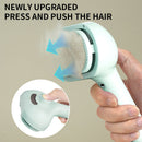 Rechargeable Pet Massage Comb with Spray, Anti-Shedding, Detangling, and Cleaning Comb - Green