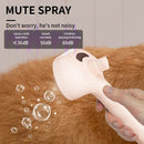 Rechargeable Pet Massage Comb with Spray, Anti-Shedding, Detangling, and Cleaning Comb - Green